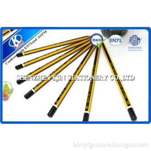 Hot Stamping Wooden Sketching Pencil Set Hb Sharpened with